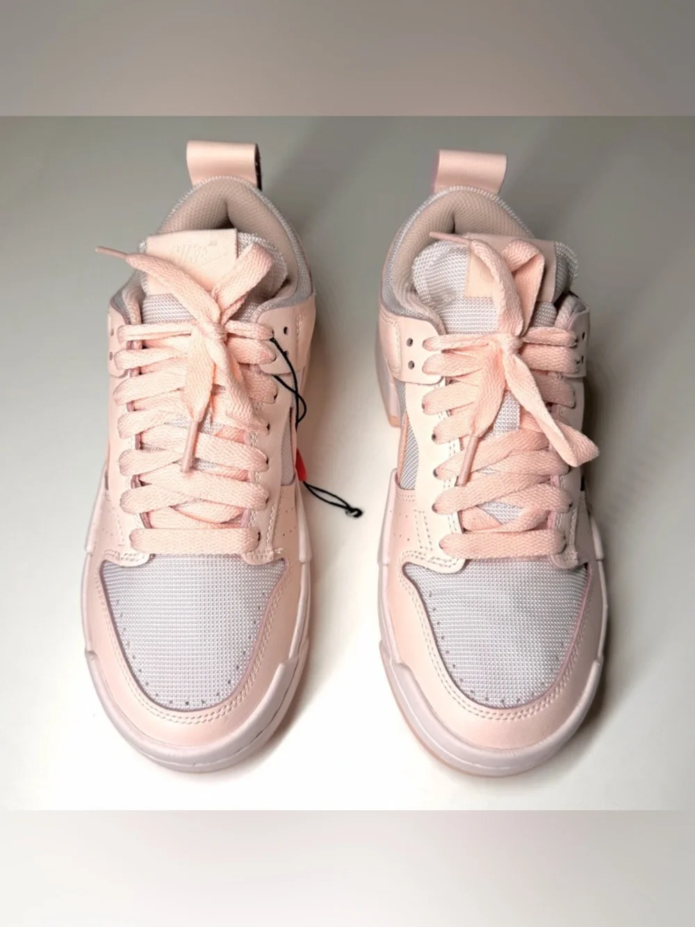 Nike Women’s Dunk Disrupt Low Light Soft Pink Casual Sneakers Size- 8
